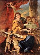 Nicolas Poussin St Cecilia painting